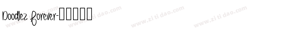 Doodlez Forever字体转换